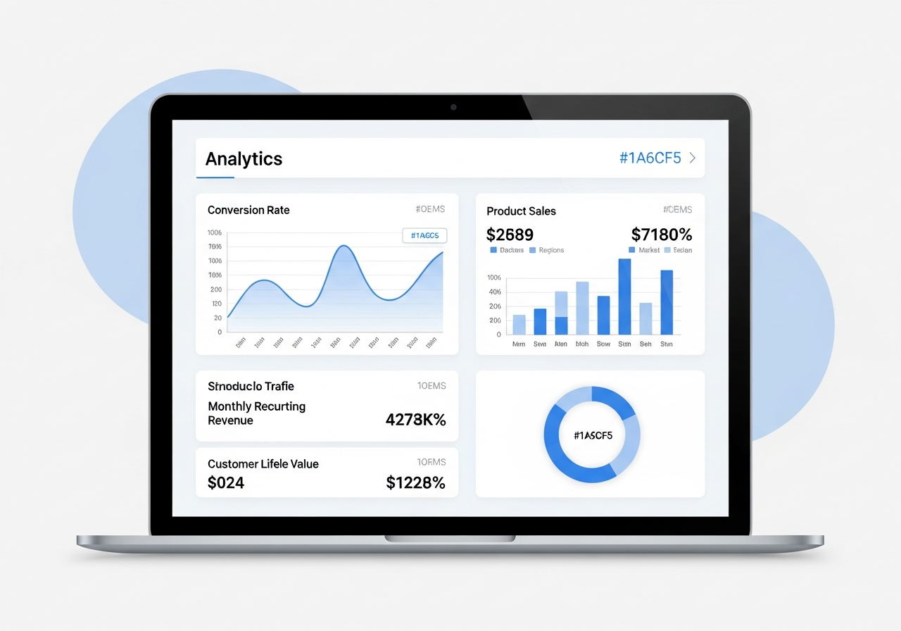 Search analytics dashboard